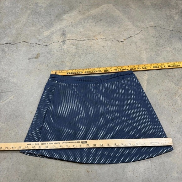 Slazenger Golf Women's Bottom Skort Shorts Jersey Mesh Blue Back Pocket Small - Picture 5 of 6